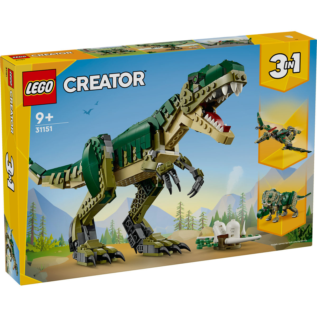 LEGO® Creator 3 in1 - T. Rex 31151, 626 piese