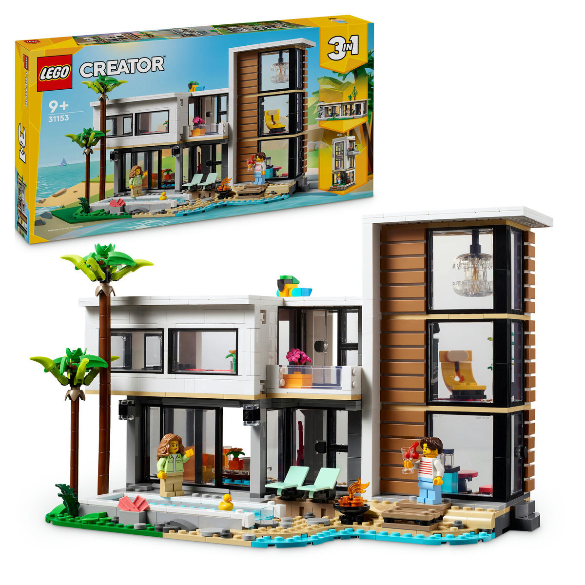 LEGO® Creator 3 in 1 - Casa moderna 31153, 939 piese