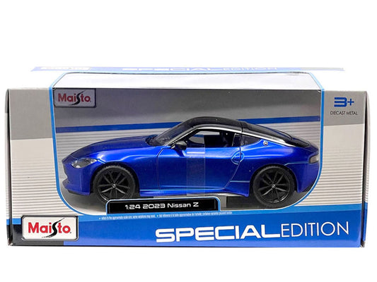 Macheta masinuta, Maisto Nissan Z 2023, 1:24, albastru