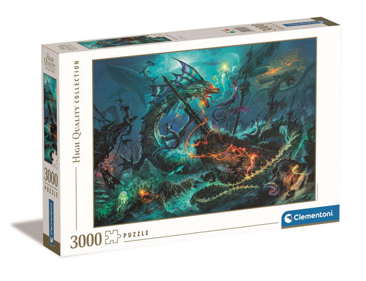 Puzzle 3000 Piese - The Underwater Battle
