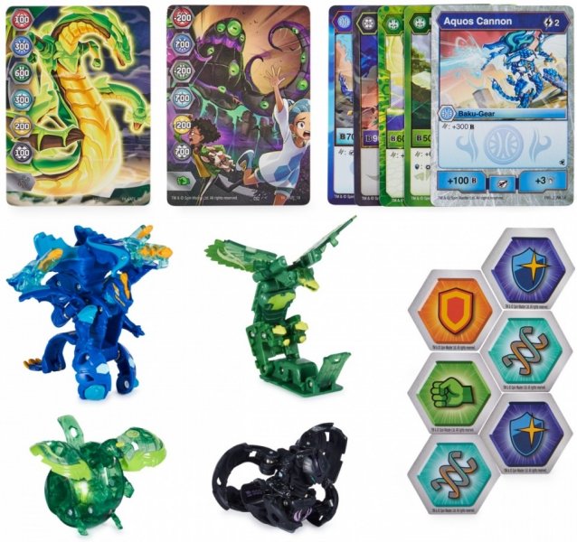 Bakugan Legends S5 - Auxillataur, Talan, Pegatrix, Dragonoid Ultra