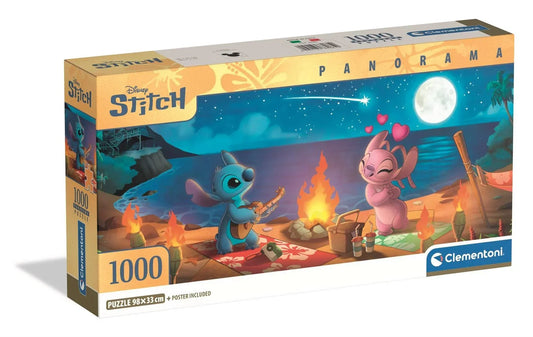 Puzzle Compact 1000 Piese Panorama - Disney Stitch