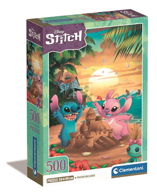 Puzzle Compact 500 Piese - Disney Stitch