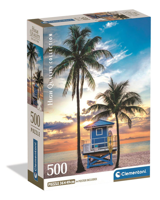 Puzzle Compact 500 Piese - Miami Beach, Florida