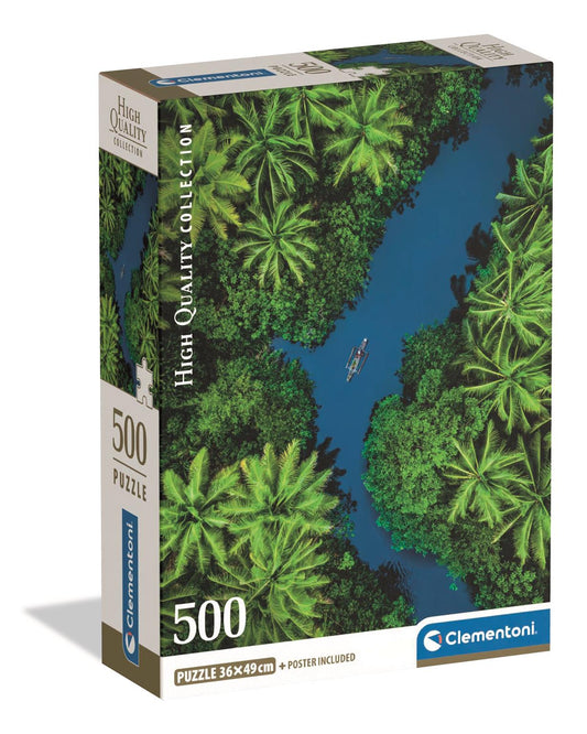Puzzle Compact 500 Piese - Tropical Aerial View