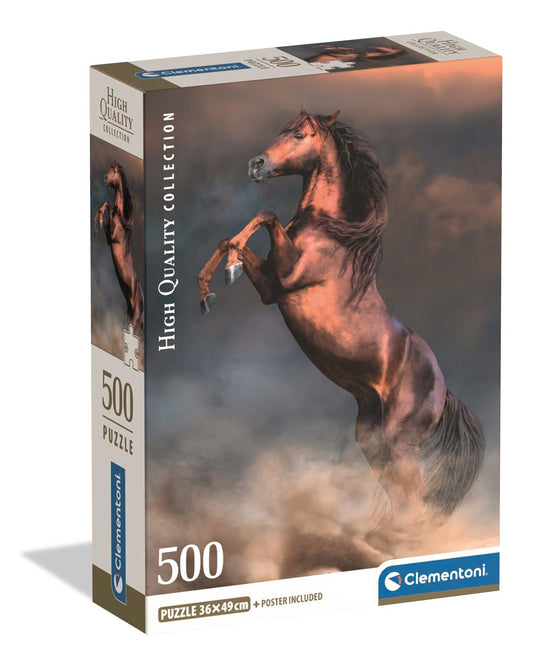 Puzzle Compact 500 Piese - Wild Red Stallion