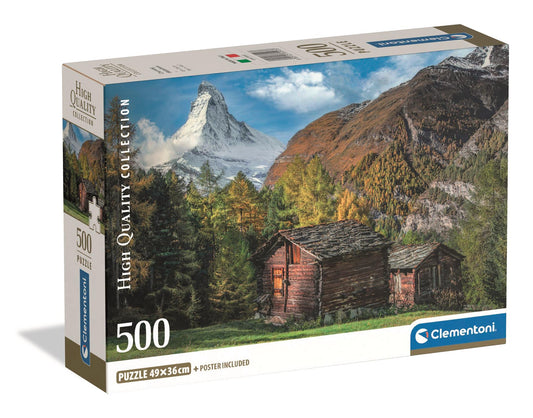 Puzzle Compact 500 Piese - Charming Matterhorn