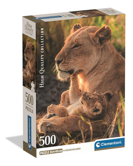 Puzzle Compact 500 Piese - Feline Love
