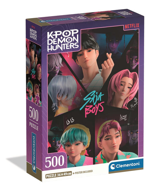Puzzle Compact 500 Piese - K-Pop Demon Hunters Saja Boys