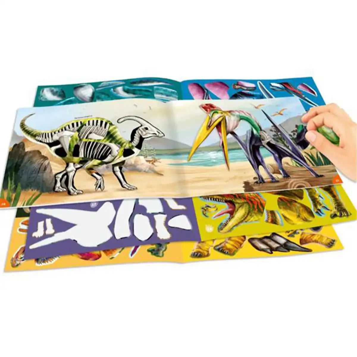 Dino World Carte Stickere Fun