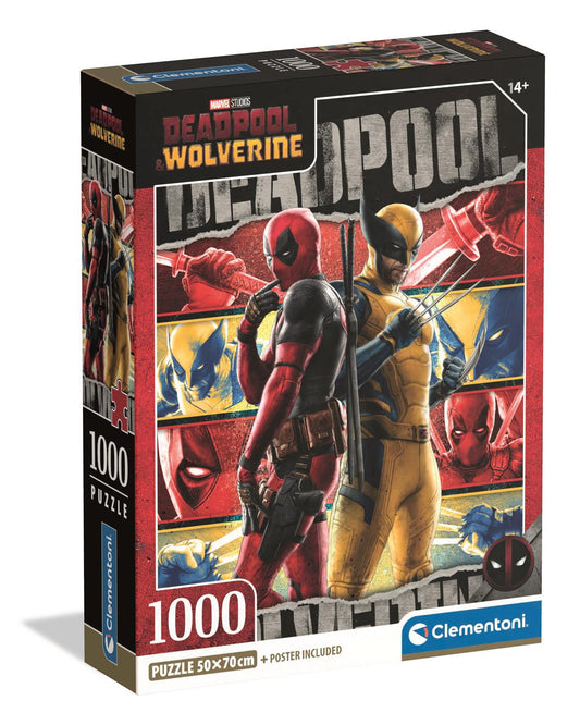 Puzzle Compact 1000 Piese - Deadpool & Wolverine