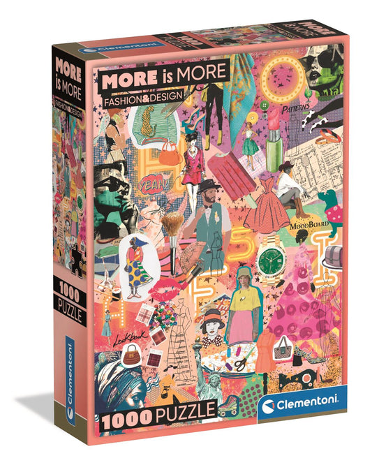Puzzle Compact 1000 Piese - More is More - Fashion&Design