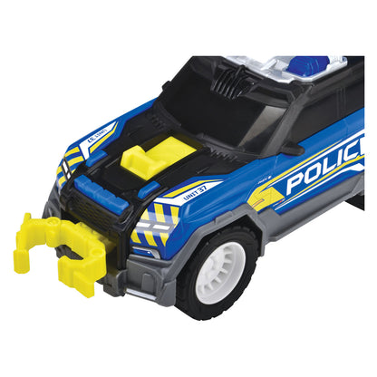 Masinuta de politie, Dickie, SUV, functii lumini si sunete, albastru, 30cm