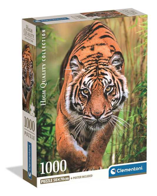 Puzzle Compact 1000 Piese - The Hunters's Path (Tigru)