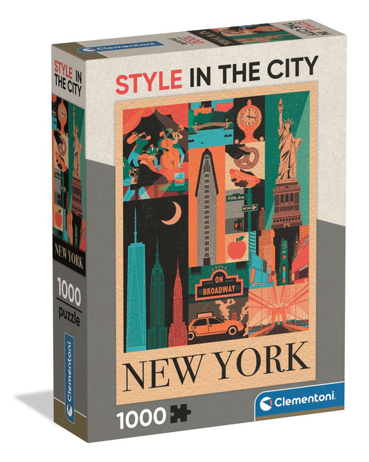 Puzzle Compact 1000 Piese - Style in the City - New York