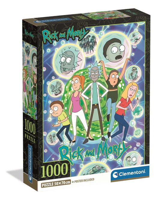 Puzzle Compact 1000 Piese - Rick & Morty