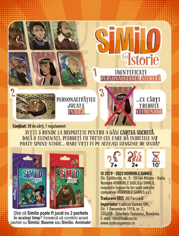 Similo Istorie - Identificati personalitatea secreta