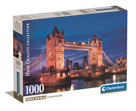 Puzzle Compact 1000 Piese - Tower Bridge At Night