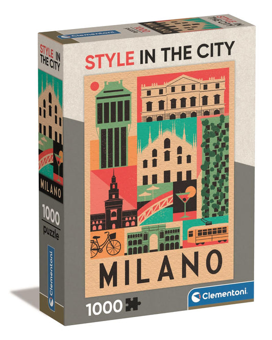 Puzzle Compact 1000 Piese - Style In The City Milano