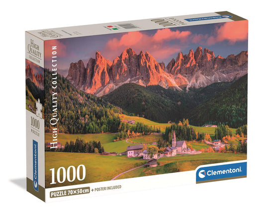 Puzzle Compact 1000 Piese - Magical Dolomites