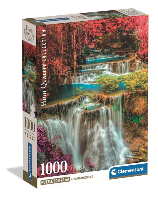Puzzle Compact 1000 Piese - Colorful Thai Falls