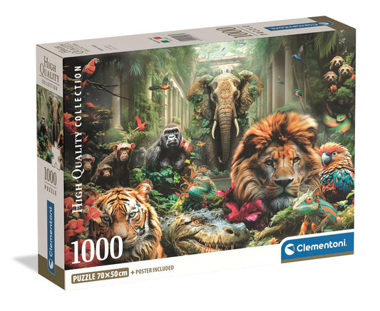Puzzle Compact 1000 Piese - Mistic Jungle