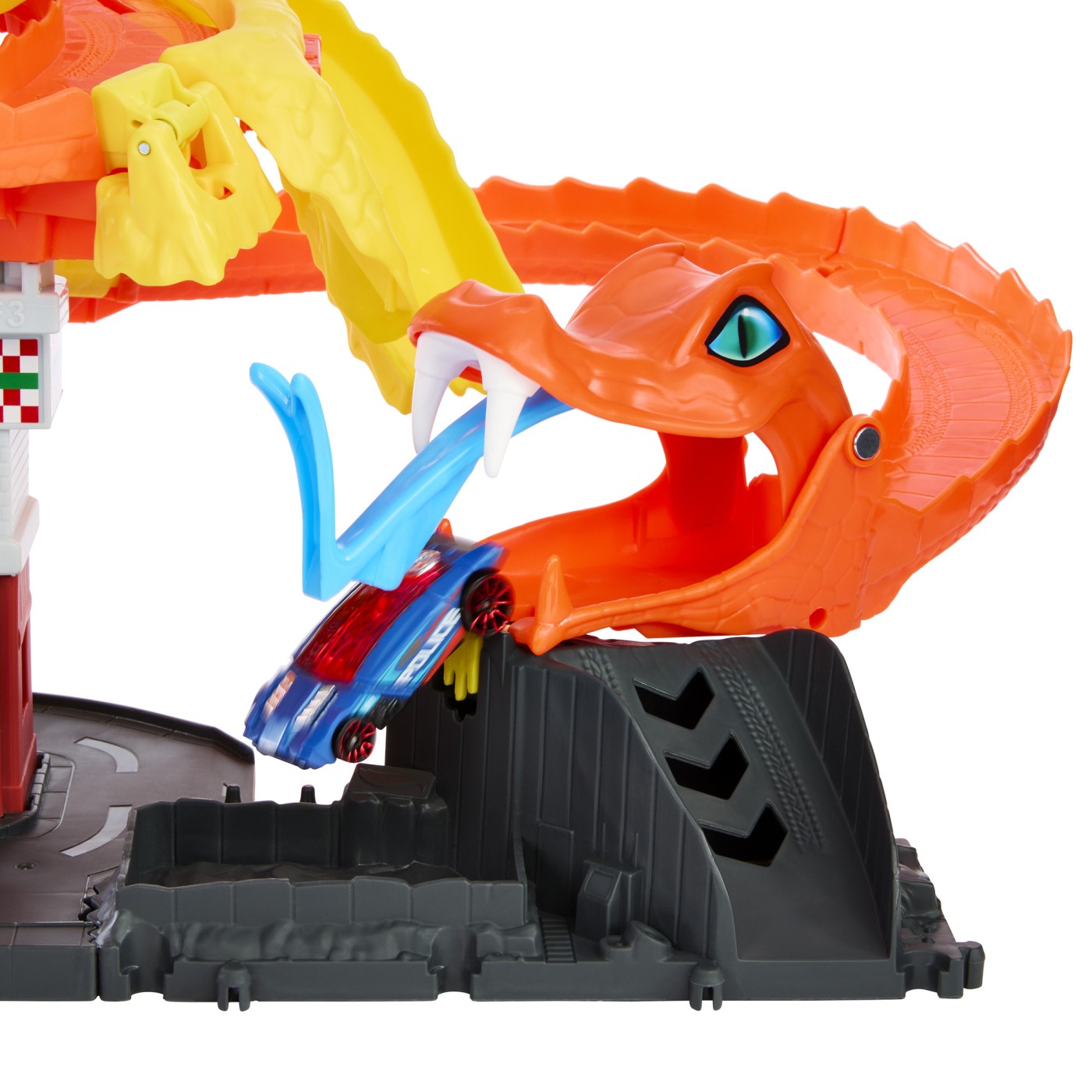 Set de pista Hot Wheels City Pizza Slam Cobra Attack