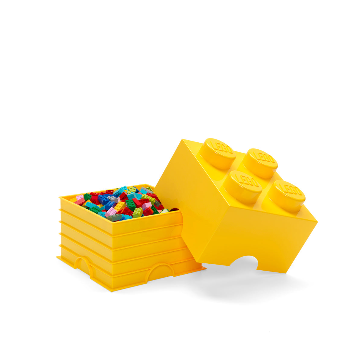 Cutie depozitare LEGO 4 (2x2) - Galben