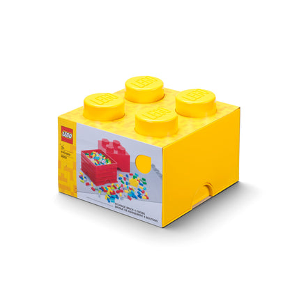 Cutie depozitare LEGO 4 (2x2) - Galben