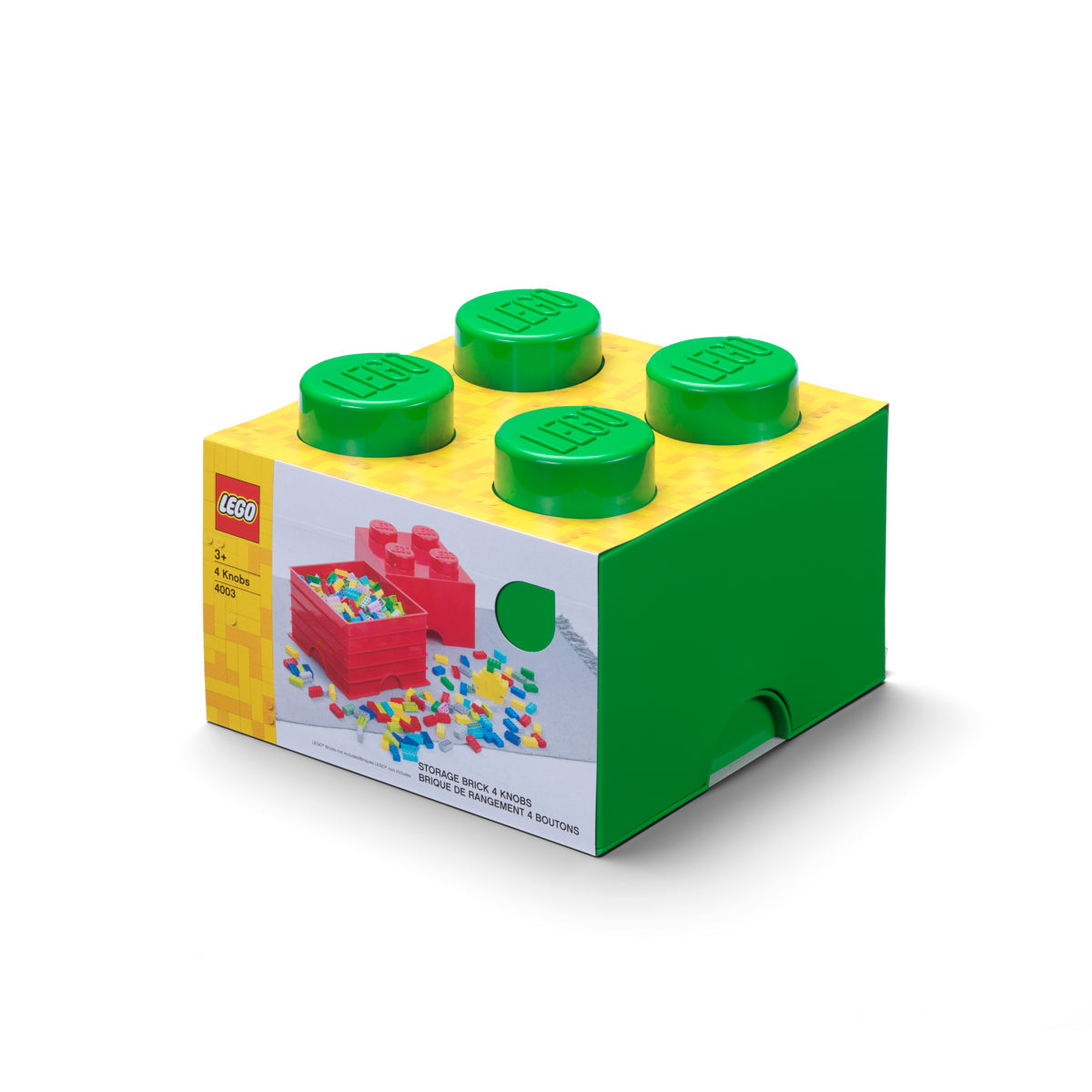 Cutie depozitare LEGO 4 (2x2) - Verde
