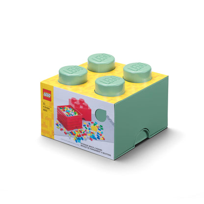Cutie depozitare LEGO 4 (2x2) - Verde Nisip