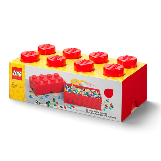 Cutie depozitare LEGO 8 (4x2) - Rosu