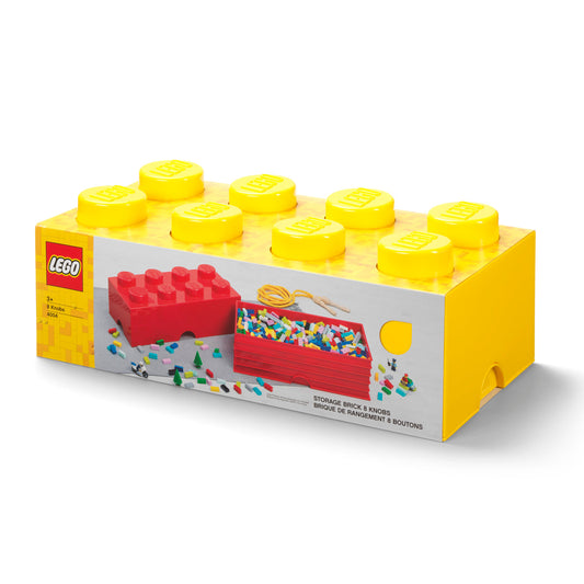 Cutie depozitare LEGO 8 (4x2) - Galben