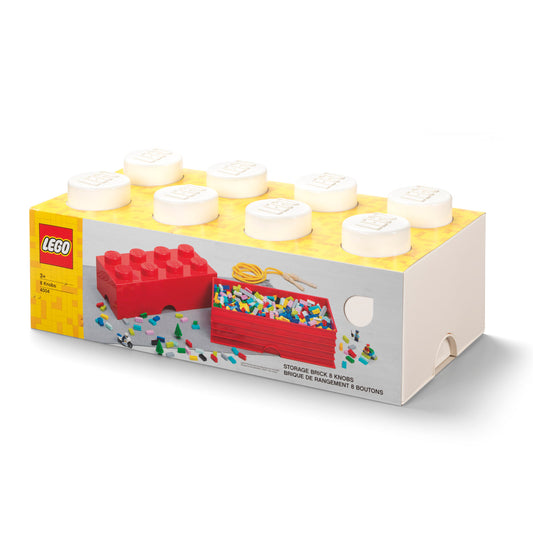 Cutie depozitare LEGO 8 (4x2) - Alb