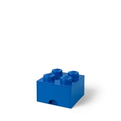 Cutie depozitare LEGO cu sertar 4 (2x2) - Albastru