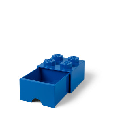 Cutie depozitare LEGO cu sertar 4 (2x2) - Albastru