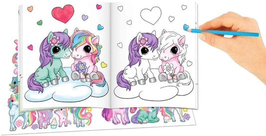 YLVI Carte Colorat Unicorn