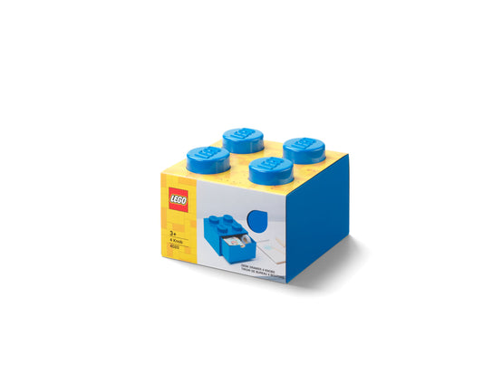 Sertar de Birou LEGO 4 (2x2), 15,8x15,8x11,3cm - Albastru