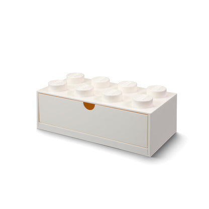 Sertar de Birou LEGO 8 (4x2), 31,6x15,8x11,3cm - Alb