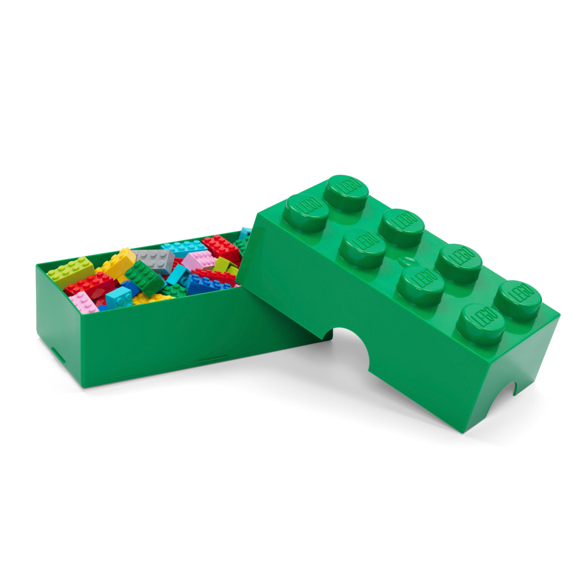 Cutie LEGO (20x10x7.3cm) Sandwich 2x4 - Verde
