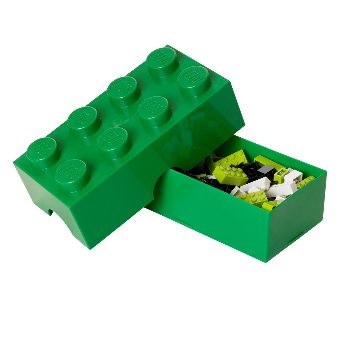Cutie LEGO (20x10x7.3cm) Sandwich 2x4 - Verde