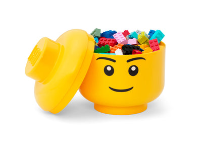 Cutie Depozitare Mica (S) Cap Minifigurina LEGO (16x18,5cm) - Baiat