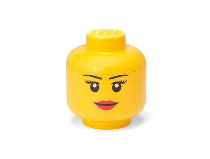 Cutie Depozitare Mica (S) Cap Minifigurina LEGO (16x18,5cm) - Fata