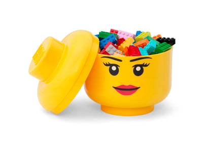 Cutie Depozitare Mica (S) Cap Minifigurina LEGO (16x18,5cm) - Fata