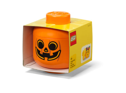 Cutie Depozitare Mica (S) Cap Minifigurina LEGO (16x18,5cm) - Dovleac