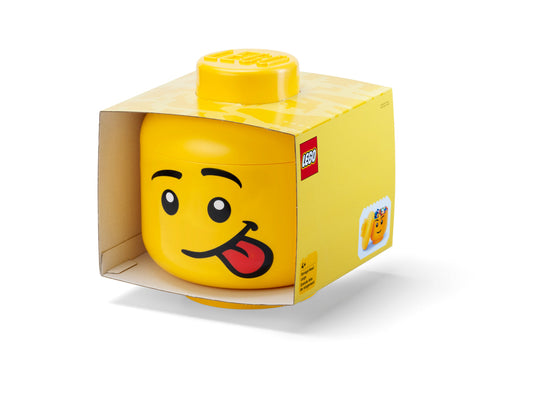 Cutie Depozitare Mare (L) Cap Minifigurina LEGO (24x27,1cm) - Silly