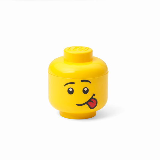 Mini Cutie Depozitare Cap Minifigurina LEGO (10,2x11,5cm) - Silly