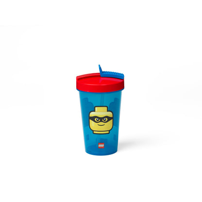Pahar LEGO cu Pai - Iconic Classic