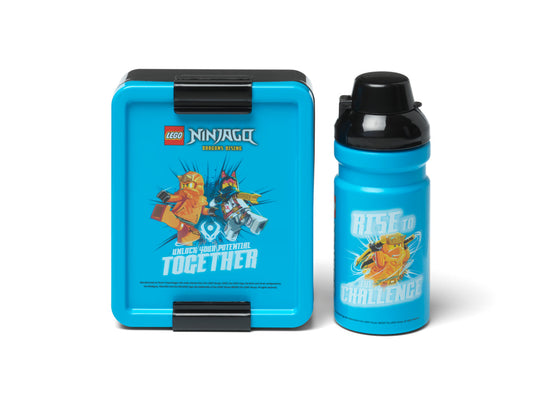 Set pranz (cutie+sticla) LEGO - Ninjago Albastru