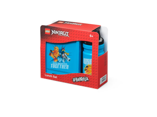 Set pranz (cutie+sticla) LEGO - Ninjago Albastru